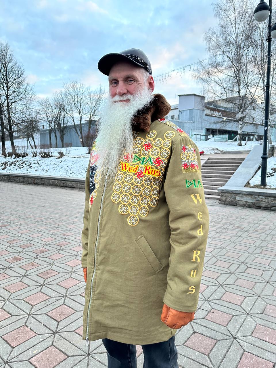 Зимний мужской наряд - «шуба» 🤩 “Тотемы РОДины ВедРус»